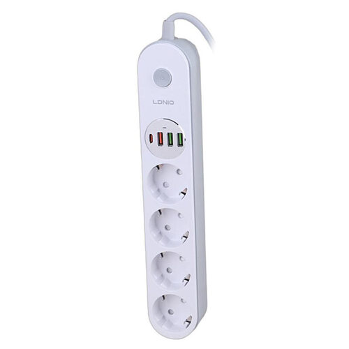 چندراهی برق الدینیو مدل SE1 با کابل ۲ متر و شارژر USB